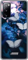 6F hoesje - geschikt voor Samsung Galaxy S20 FE - Transparant TPU Case - Blooming Butterflies #ffffff