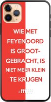 6F hoesje - geschikt voor iPhone 11 Pro Max -  TPU Case - Feyenoord - Grootgebracht #ffffff