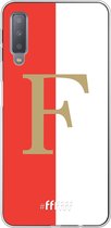 6F hoesje - geschikt voor Samsung Galaxy A7 (2018) -  Transparant TPU Case - Feyenoord - F #ffffff