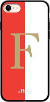 6F hoesje - geschikt voor iPhone 7 -  TPU Case - Feyenoord - F #ffffff