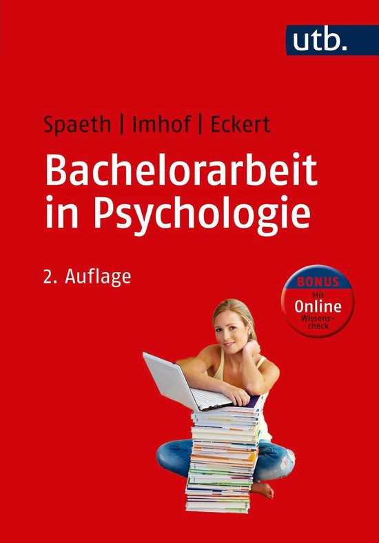 Bachelorarbeit in Psychologie - cover
