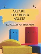 Sudoku for Kids & Adults: 320 Puzzles For Beginners: Level