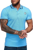 Poloshirt - heren - Aqua - 1403