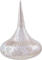 Zenza - Hanglamp - Oosterse Lamp-Sufi - FiliGross - Large -Zilver