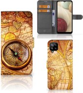 GSM Hoesje Samsung Galaxy A12 Magnet Case Kompas