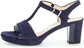 Gabor Comfort sandalen met hak blauw - Maat 43.5