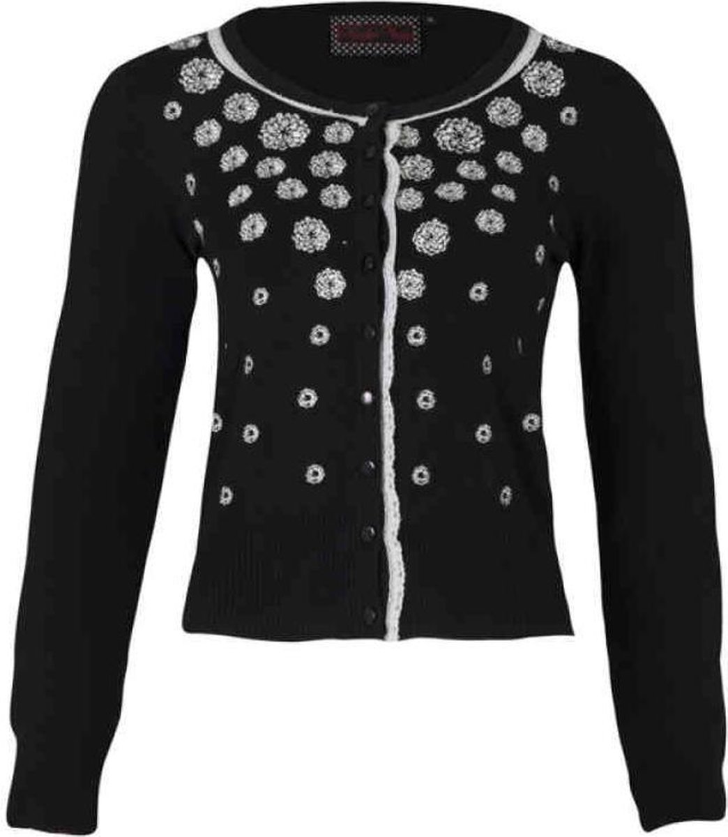 Luxe Floral Embroidered Cardigan