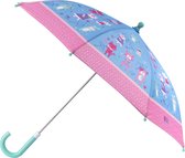 Stephen Joseph - Paraplu voor meisjes - Katten & honden - Lichtblauw/roze - maat Onesize