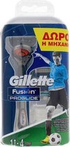 Gillette Fusion Proglide Pack 4 Cargadores Maquina