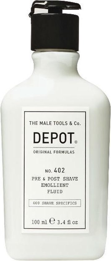 Depot - 402 Pre & Post Shave Emollient Fluid - 100ml