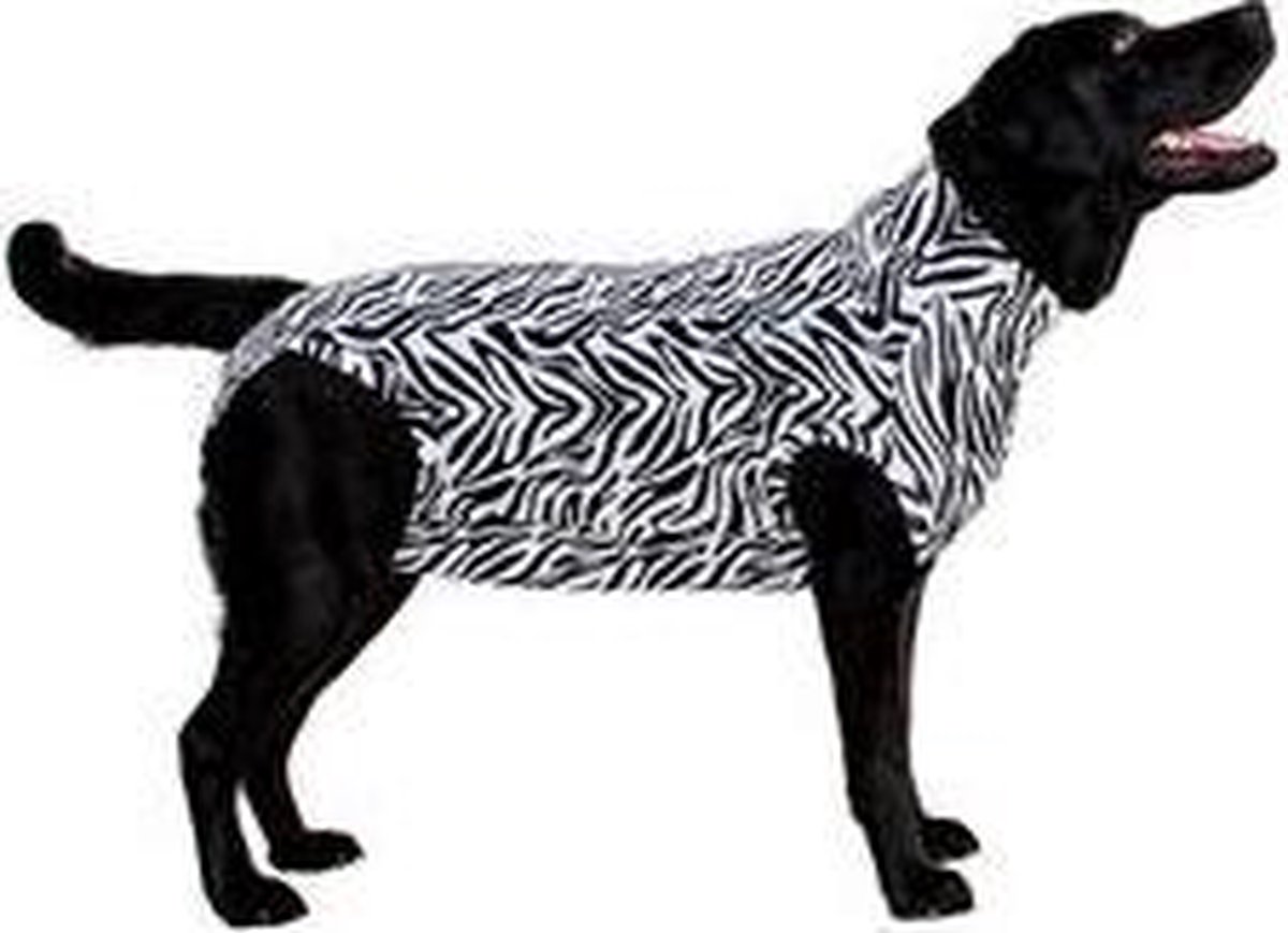 Medical Pet Shirt Hond Zebra Print - M Plus - Medical Pet Shirt