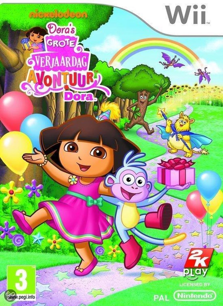 Nadenkend Belachelijk komedie Dora - Grote Verjaardag Avontuur | Games | bol.com