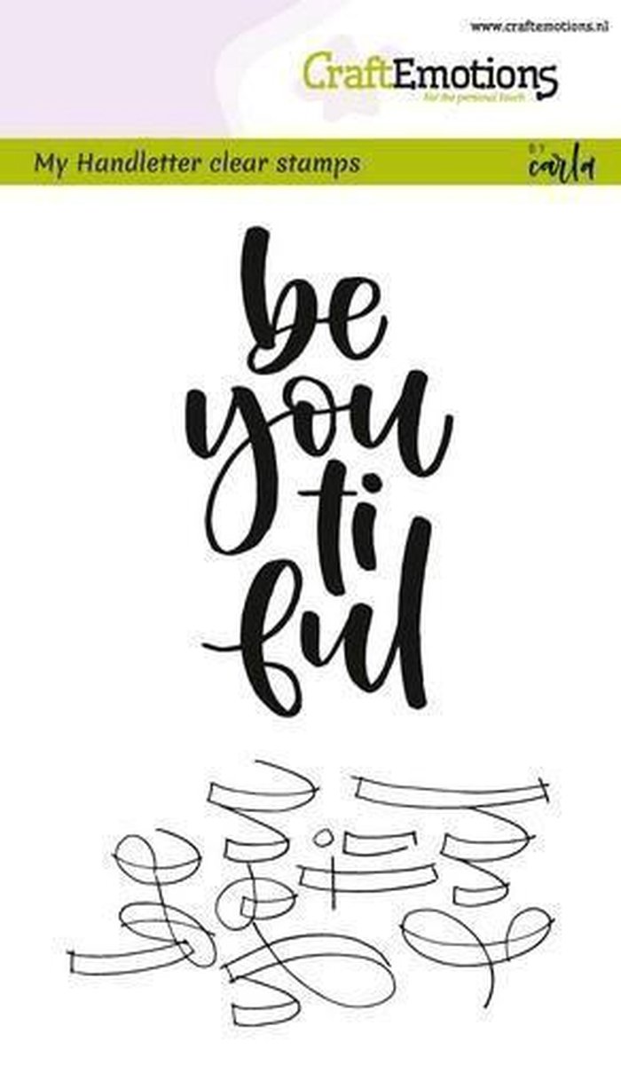 Clearstamps A6 Handlettering - Be you ti ful