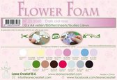 10 Flower foam sheets A4 0.8mm. Dark old rose