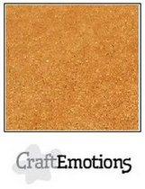 CraftEmotions karton kraft bruin 10 vel A4  220GR