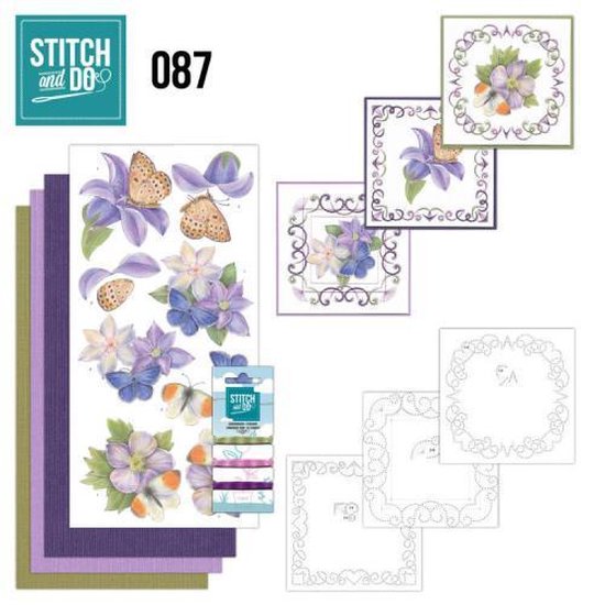 Stich and Do 87 - Fleurs violettes