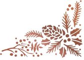 Hotfoil Stamp - Highland Christmas - Pinecone Corner (1pc)