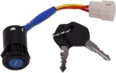 Contactslot met 3 polige stekker voor elektrische kinderauto - kindermotor - kinderquad - kindertractor - accuvoertuig