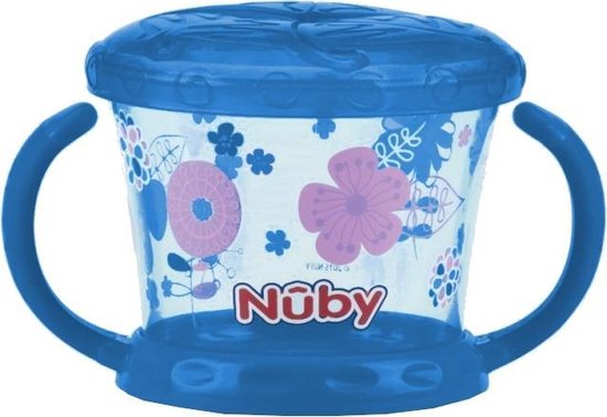 Nûby - Koekendoosje - "Snack keeper" - Blauw - 12m+ van Nûby — afbeelding 4