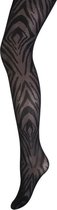 Marianne Fashion Panty Zebra Zwart 33022, Maat XXL