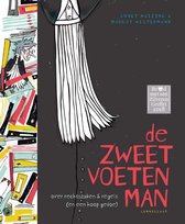 Boek cover De zweetvoetenman van Annet Huizing (Hardcover)