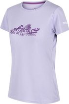 Regatta Fingal V Vochtdoorvoerend T-Shirt Met Grafische Opdruk Voor Dames Lila