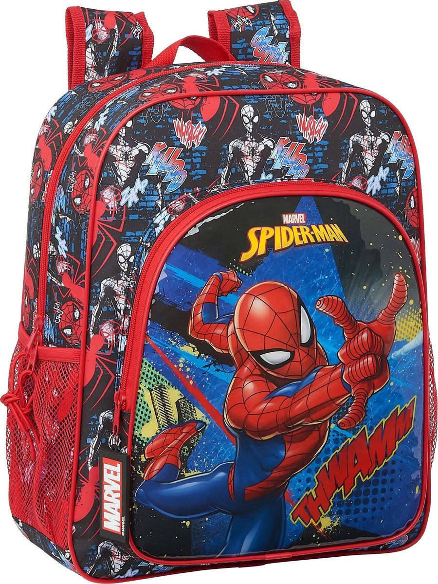 SpiderMan Rugzak Go Hero - 38 x 32 x 12 cm - Polyester