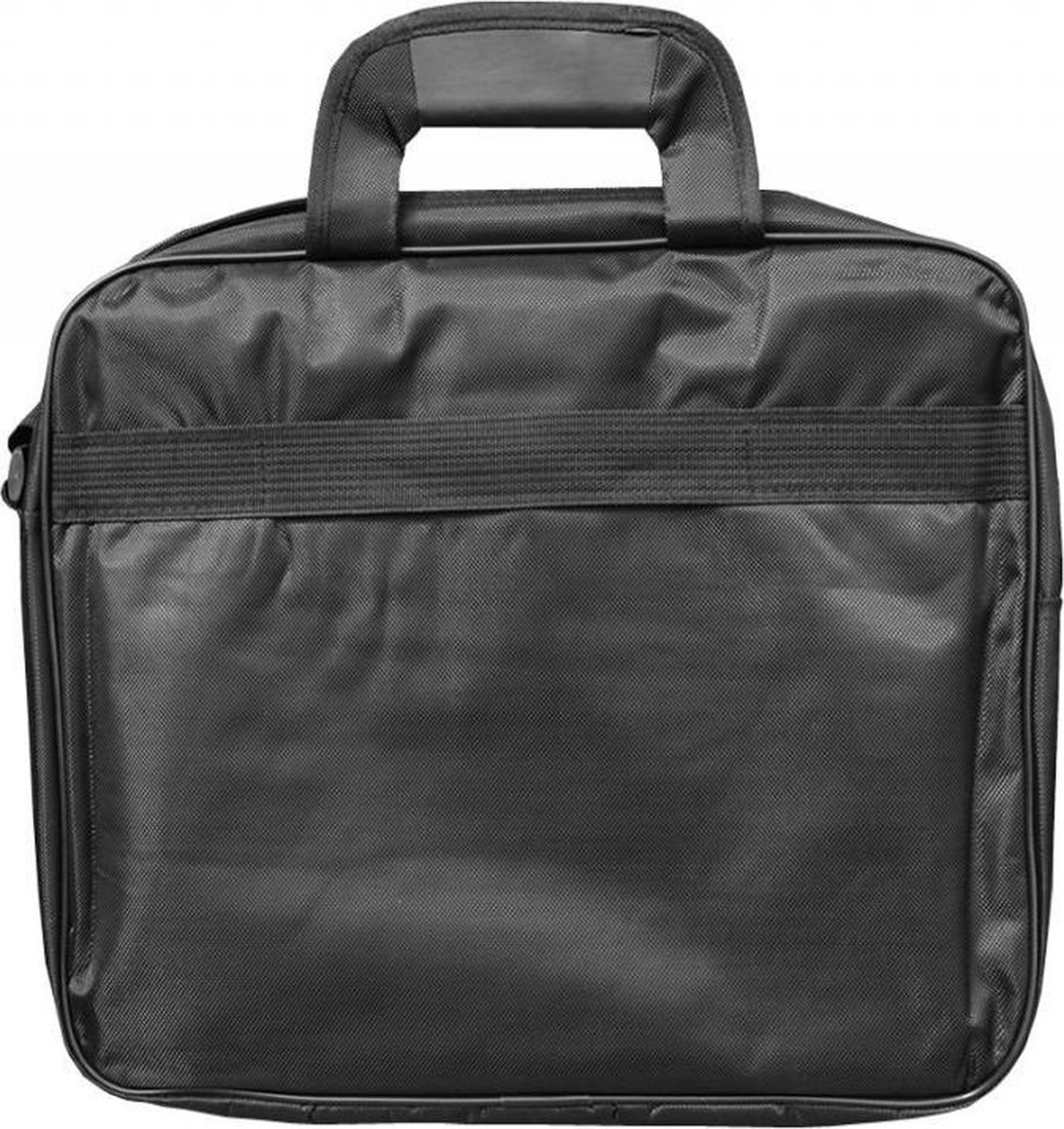 Laptoptas 17,3 inch laptop aktetas grote waterdichte laptoptas voor mannen vrouwen zakelijk kantoor werk computertas 17 inch verstelbare schouder messenger tas, zwart