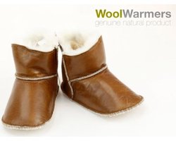 Woolwarmers laarssloffen voor kinderen - bruin