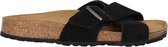 Birkenstock Siena Dames Slippers - Black Suede - Maat 37