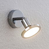 Lindby - LED plafondlamp - 1licht - metaal - GU10 - chroom - Inclusief lichtbron
