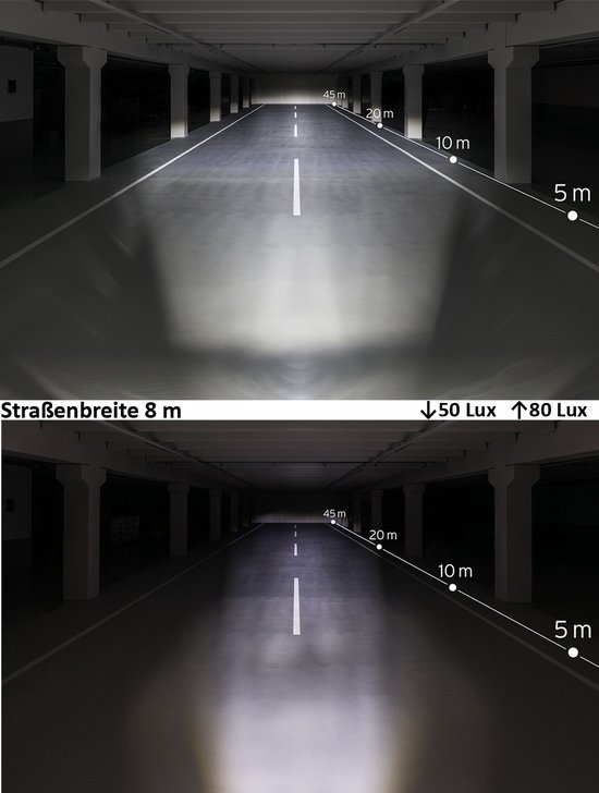 Koplamp Busch und Müller Lumotec IQ-XS T Senso voor naafdynamo - 70 Lux - zilver — afbeelding 2