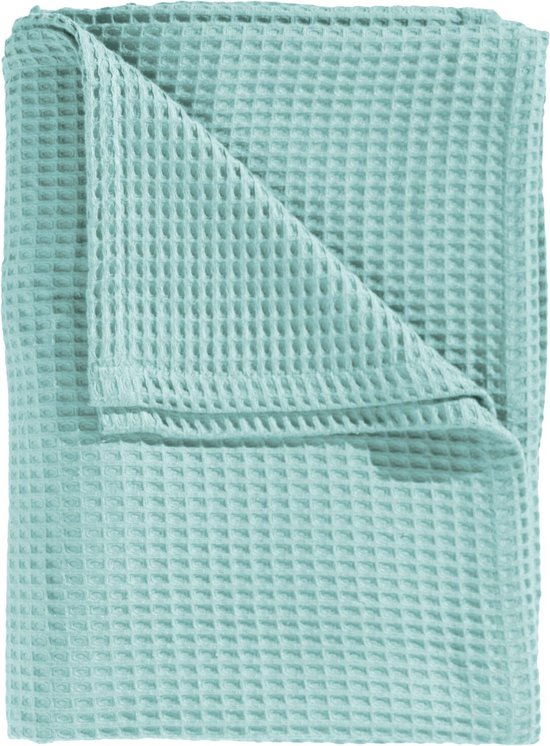 HeckettLane plaid gaufré vert d'eau 240/260