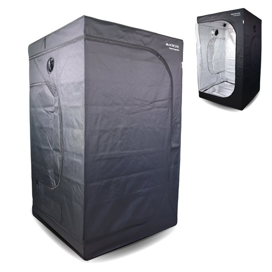 Mobiclinic®, Indoor kweektent, 120x120x200cm, Growbox, Premium mylar 97% reflecterend, Hydrocultuur, Waterdicht, Verwijderbare bodem, Dikke nylon stof, Stevige structuur, Grow tent