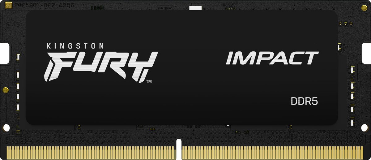 Kingston Fury Impact - Ddr5 - Module - 8 Gb - So Dimm 262-Pin - 4800 Mhz / geheugen - afbeelding 8
