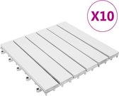 vidaXL-Terrastegels-10-st-30x30-cm-massief-acaciahout-wit