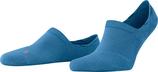 FALKE Cool Kick anatomische pluche zool functioneel garen footies unisex blauw - Maat 35-36