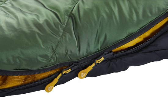 Nordisk Gormsson +4° Curve Slaapzak XL, zwart/groen van Merkloos — afbeelding 5