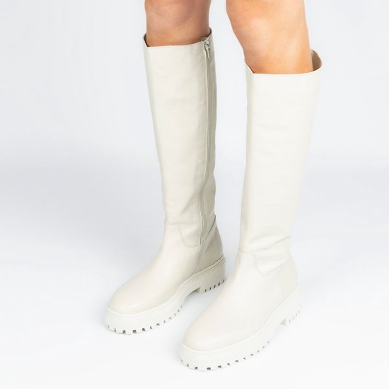 Manfield witte laarzen sale