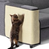 Navaris katten krabmat - Bescherming van meubels - Voor banken en stoelen - Krabbescherming - Rechtsdraaiend