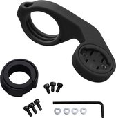 kwmobile GPS houder voor fiets geschikt voor Garmin Edge - Kunststof fietshouder voor navigatie - Stuurhouder voor fietscomputer in zwart