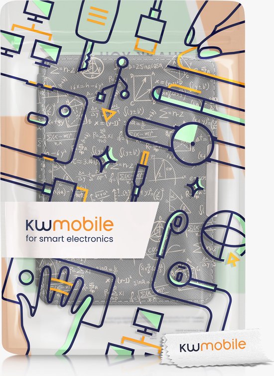 kwmobile e-reader hoesje geschikt voor Amazon Kindle Paperwhite hoes - E reader flip case met magnetische sluiting - Ereader cover - design in groen / geel — afbeelding 4