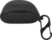 kwmobile cover voor oordopjes case - geschikt voor ASUS ROG TWS - Trendy beschermhoes draadloze oordopjes in zwart