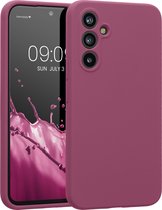 kwmobile telefoonhoesje geschikt voor Samsung Galaxy A54 5G - TPU backcover met siliconen coating - Smartphone case in orchidee paars