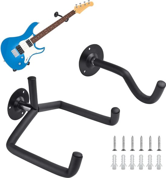 Support mural de guitare Rack en bois pour guitare électrique