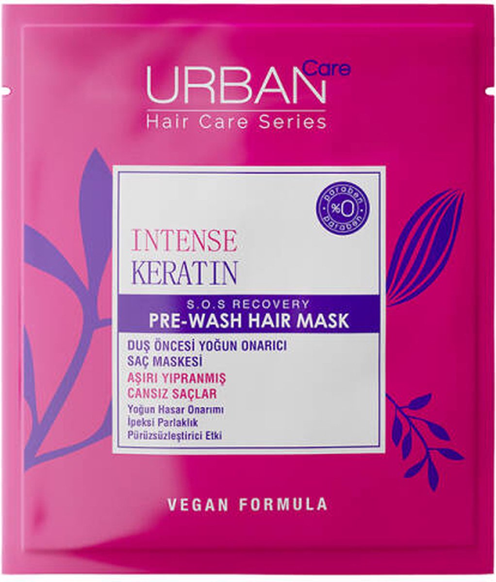URBAN CARE Intense & Keratin Pre- Hair Mask 50ML