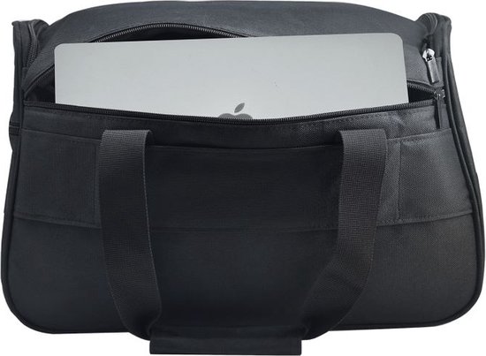 CabinFly Sac de voyage Bagage à main Economy 40x20x25cm Ryanair, WizzAir, 20L, Zwart