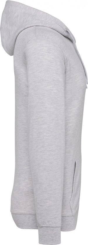 Sweatshirt Unisex XS Kariban Lange mouw Ash Heather 80% Katoen, 20% Polyester