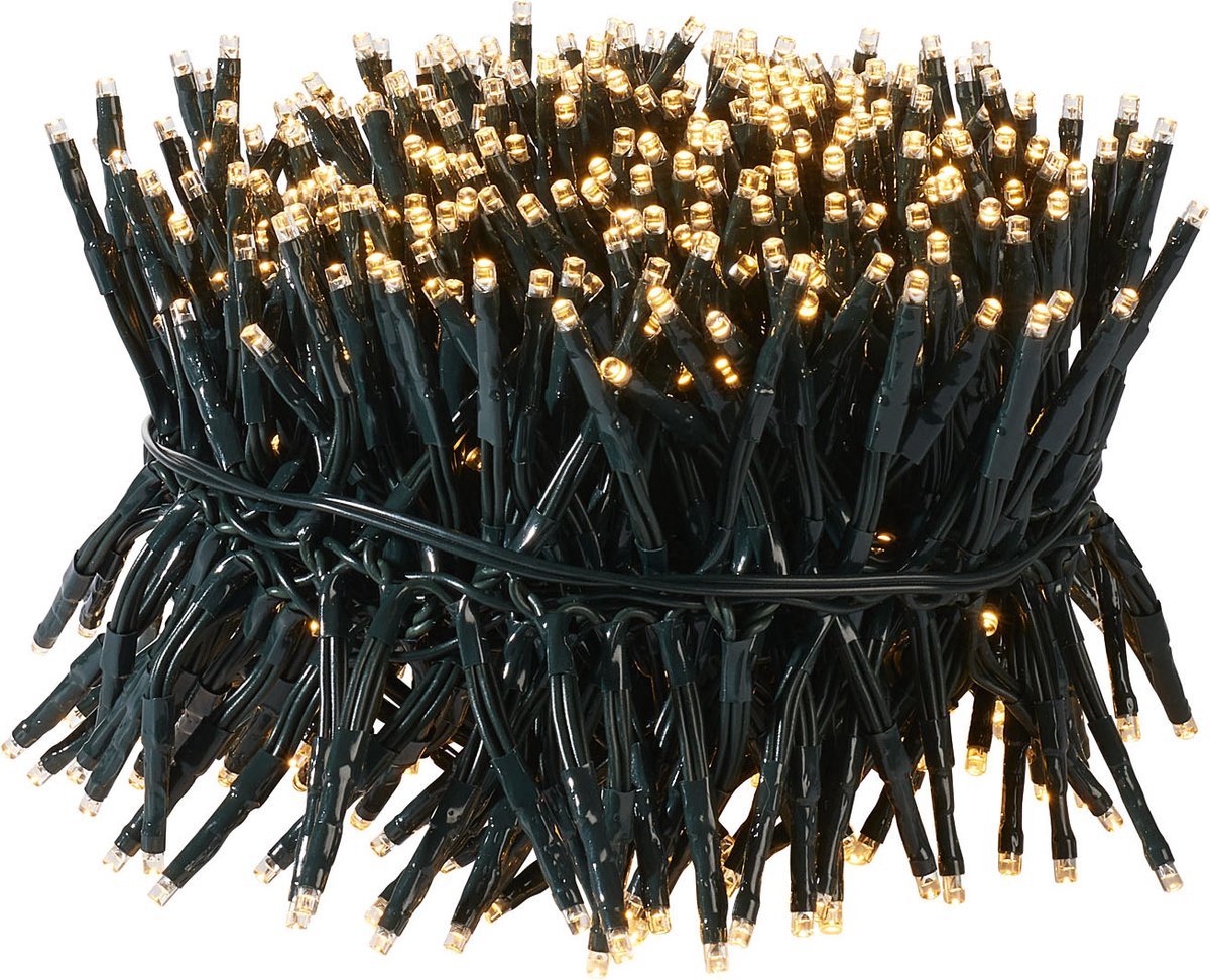 Lichtendirect-Lichtslinger 50 Meter 500 LEDS – IP-65- Kerstverlichting- Tuinverlichting- Verlichting voor binnen en buiten- Terras verlichting- Lichtsnoer-Kerstboomverlichting-