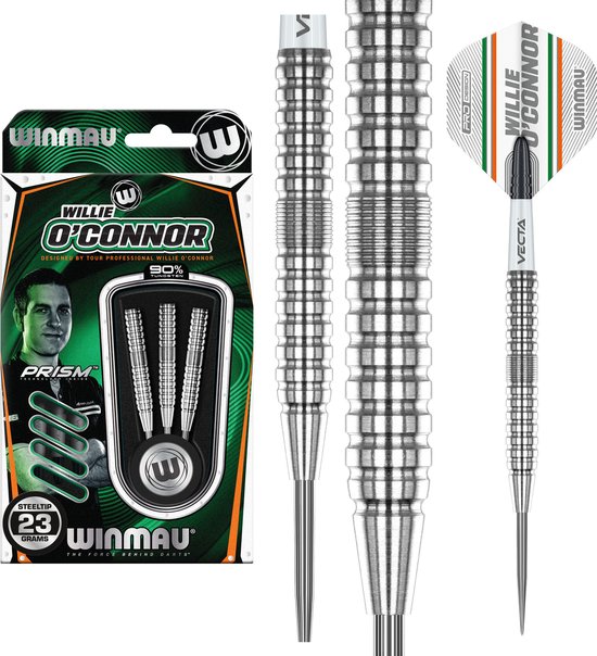 WINMAU - Willie O'Connor: Steeltip Tungsten Dartpijlen Professioneel - 23g van Winmau — afbeelding 5